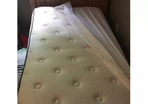 Twin Pillow top mattress.